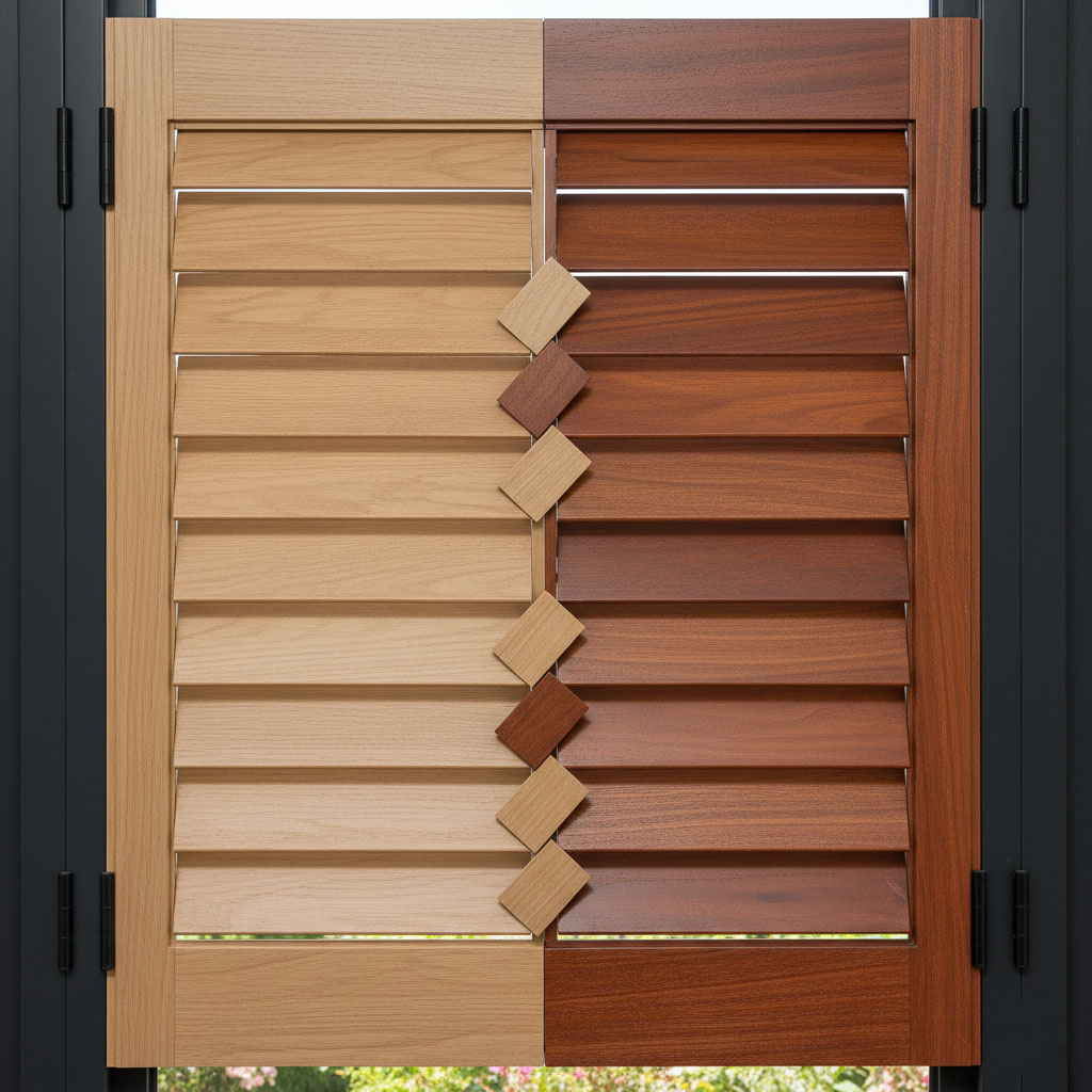 What’s the Difference Between Faux Wood and Real Wood Shutters?